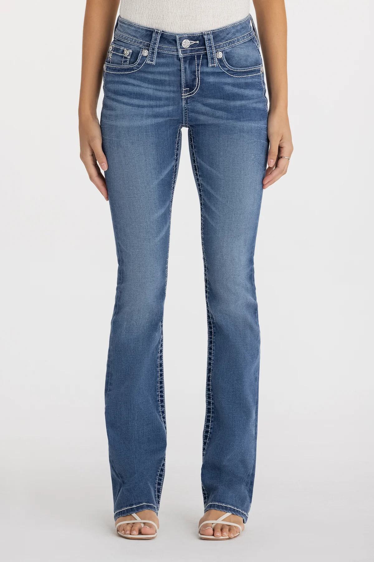Adalie Fleur Bootcut Jeans - Image 3