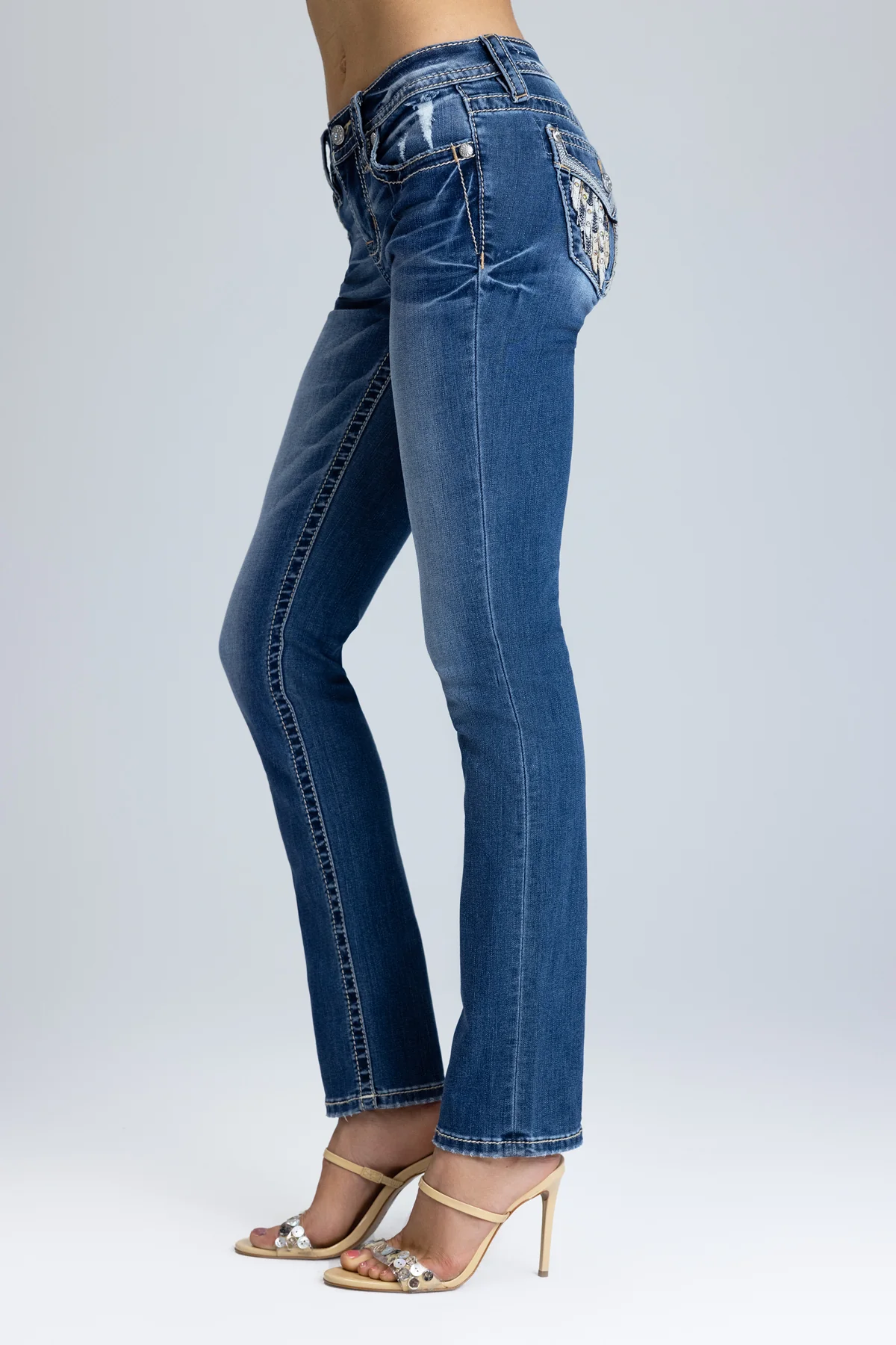 Arissa Wing Straight Jeans - Image 5