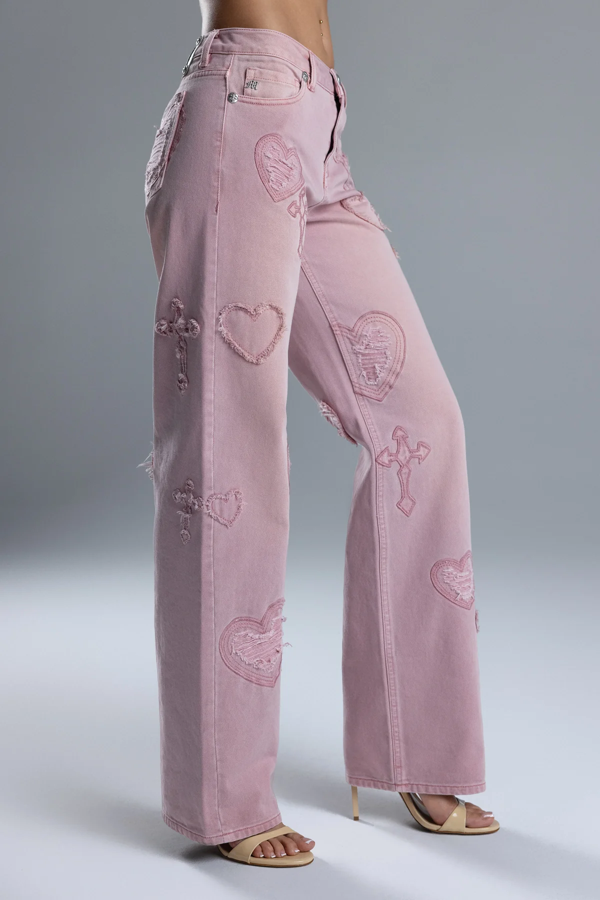 Aryanna Heart Cross Slim Wide - Image 6