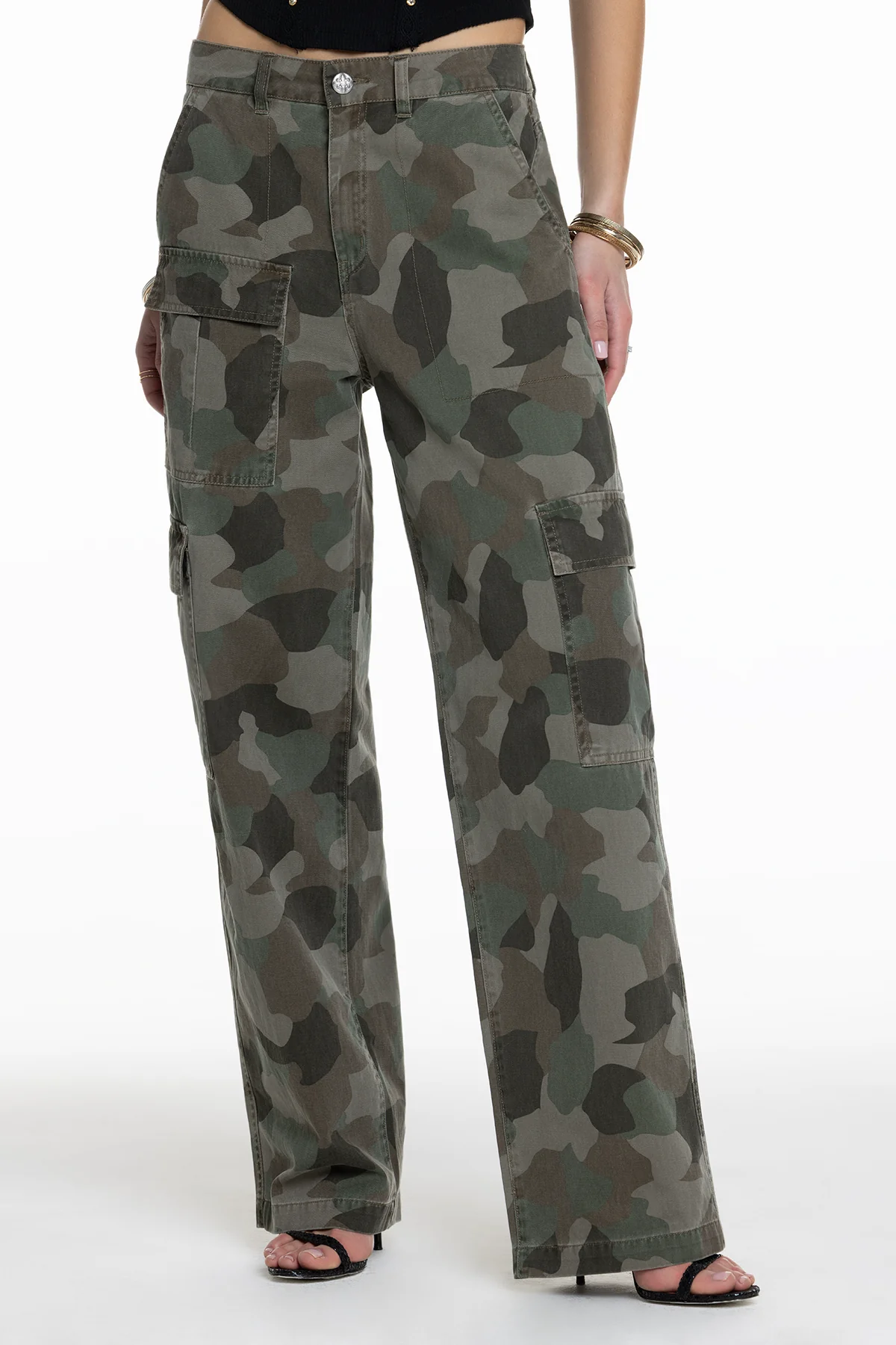 Chase Camo Baggy Wide Cargos - Image 3