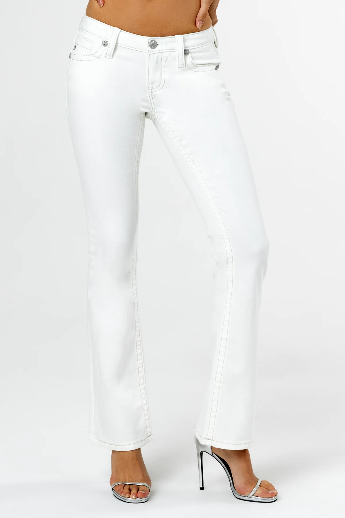 Gabbriette Low Rise Bootcut Jeans - Image 6