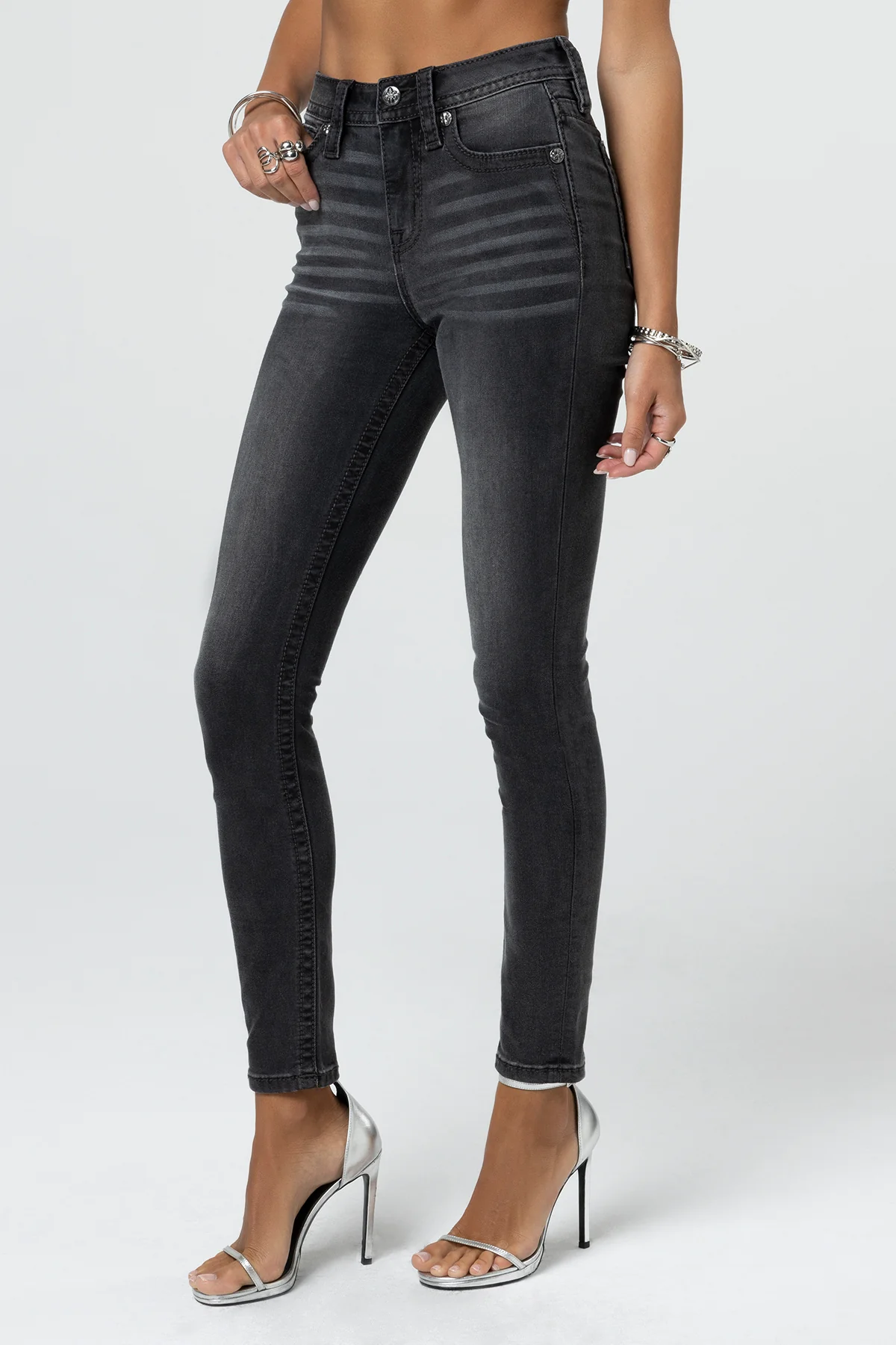 Noir Jane Skinny Jeans - Image 4