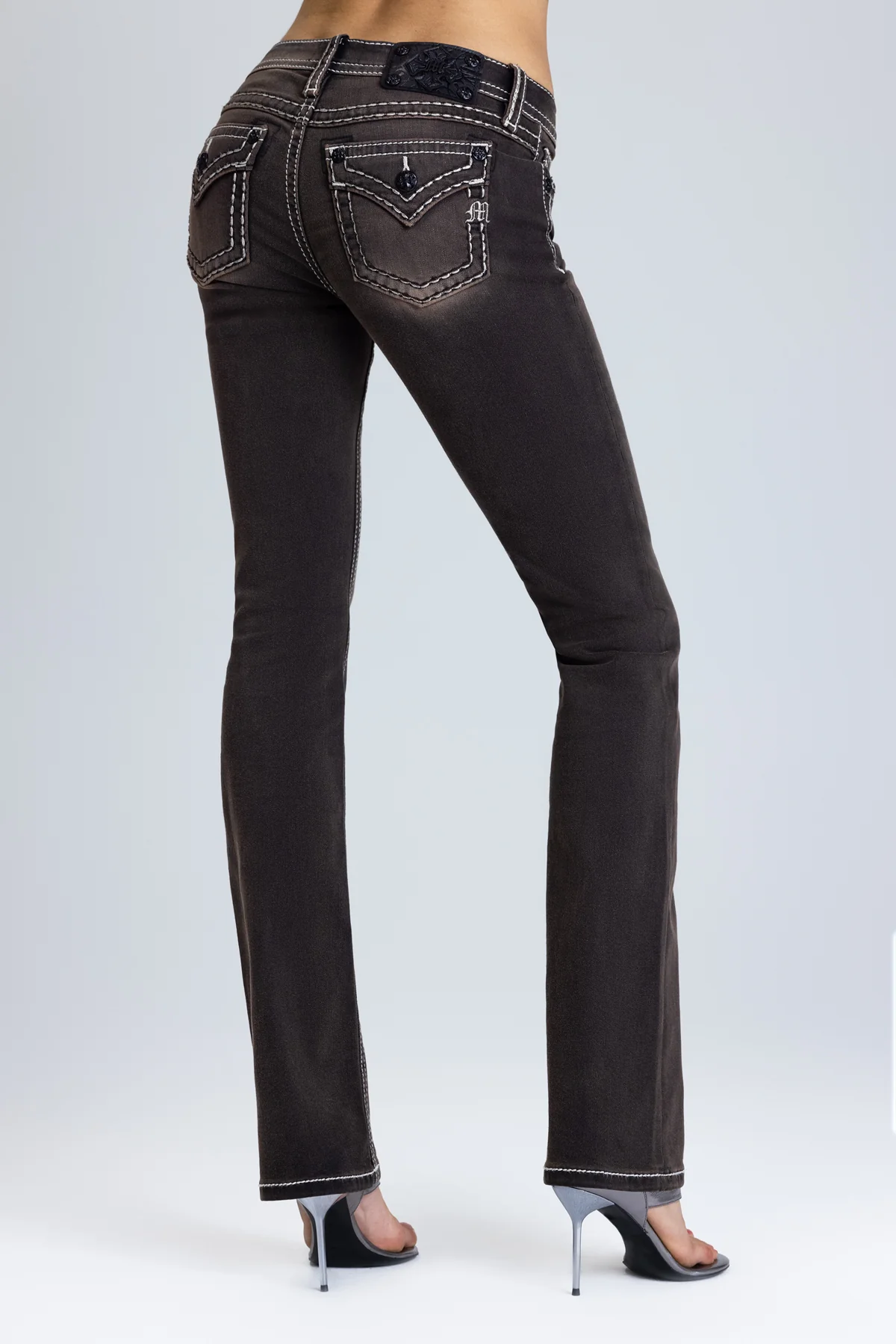 Sevryn Stitched Bootcut Jeans - Image 7