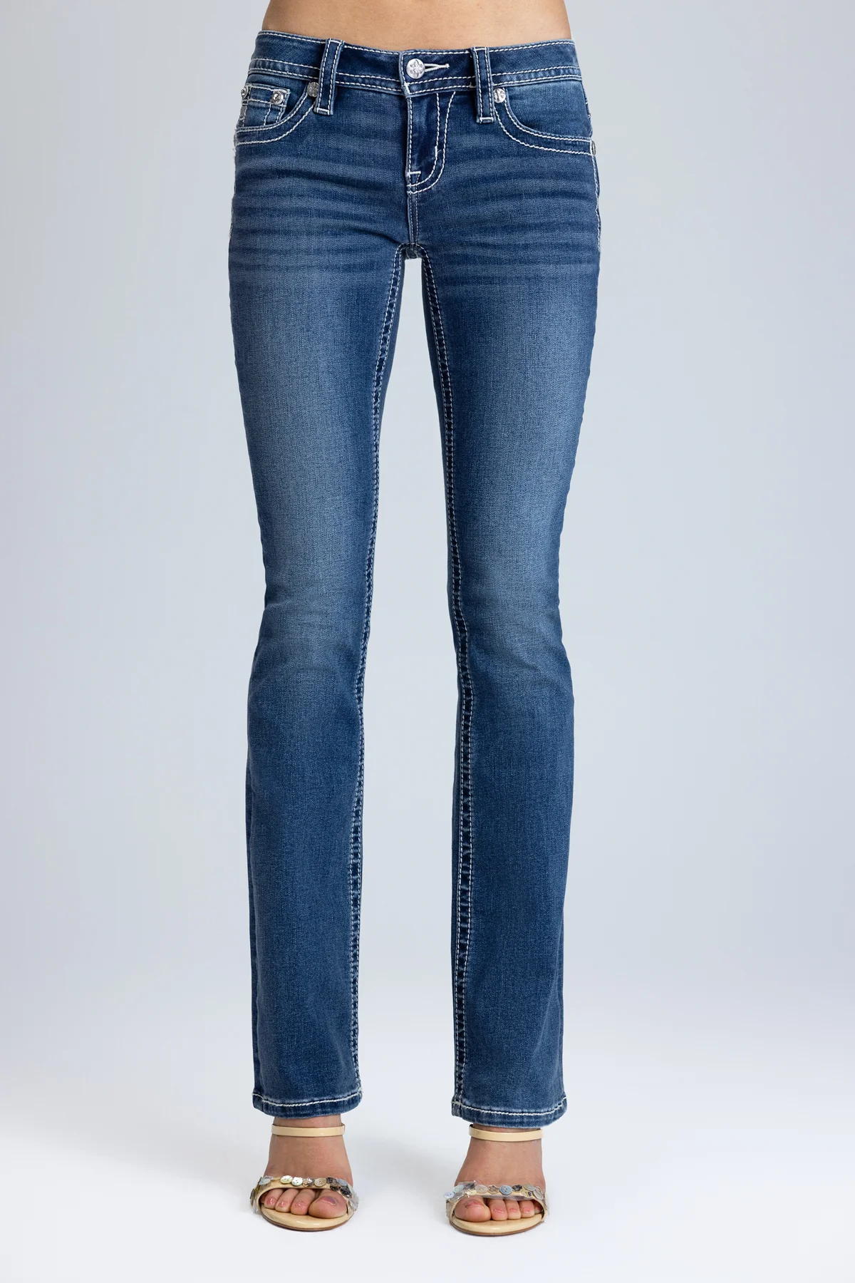 Starlit Low Rise Bootcut Jeans - Image 3