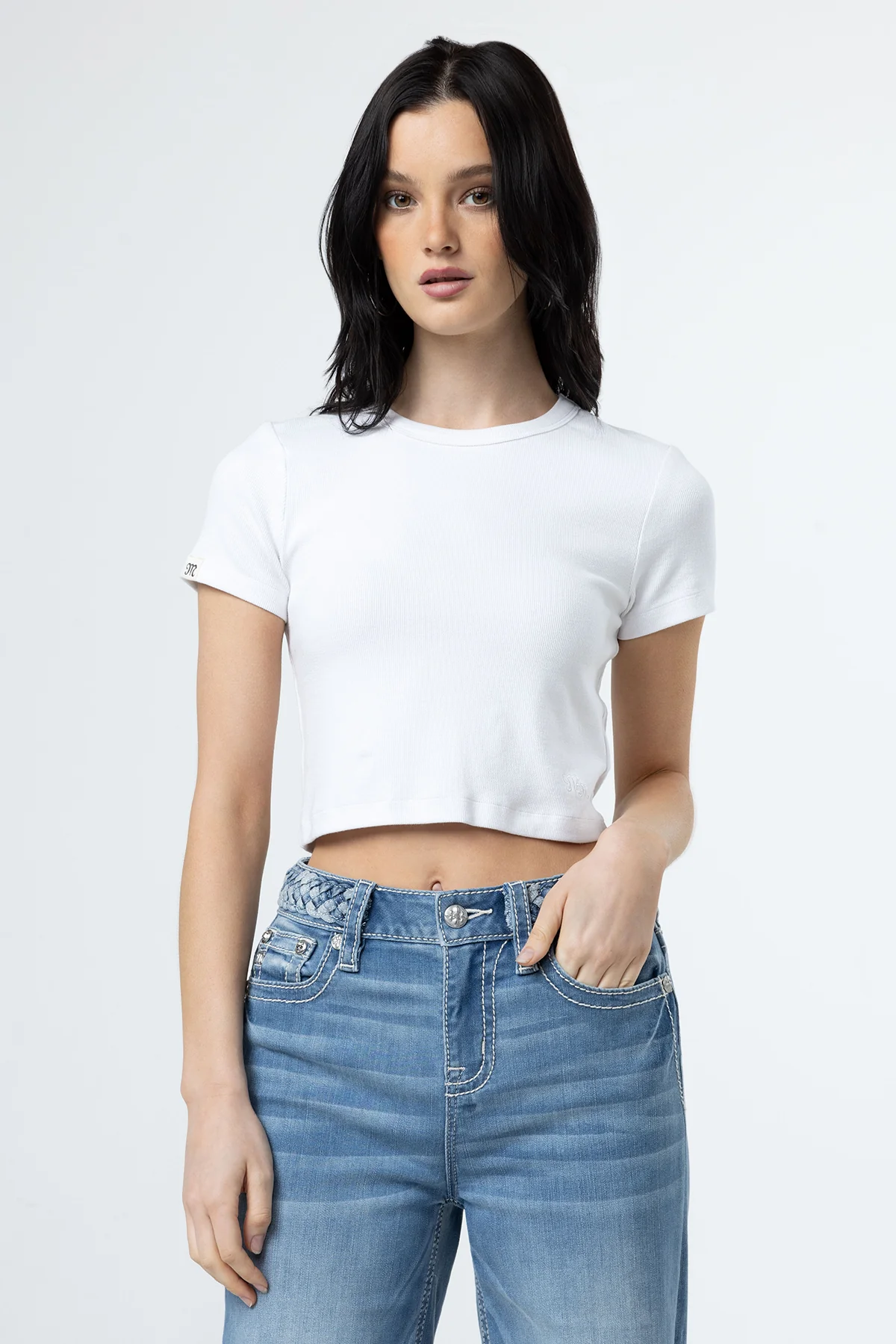 Subtle Wash Crop Tee - Image 3
