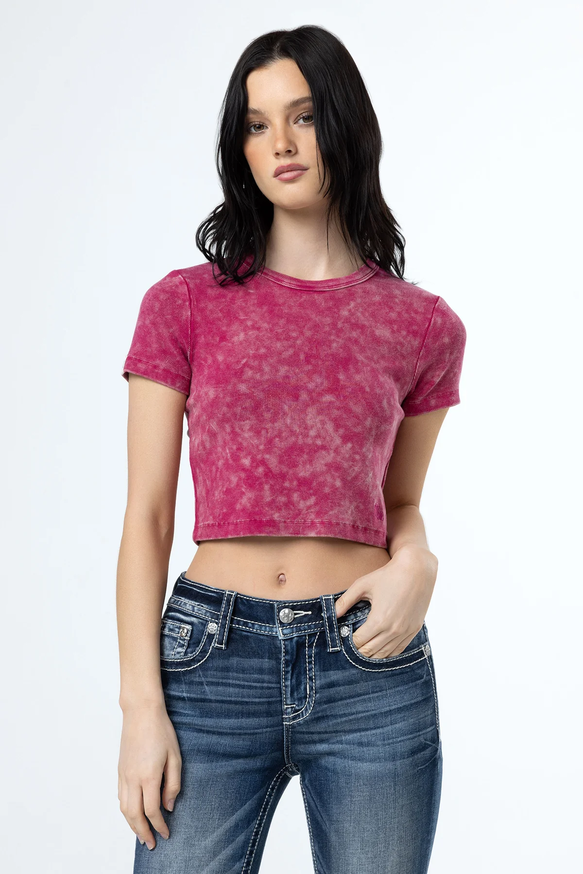 Subtle Wash Crop Tee - Image 6