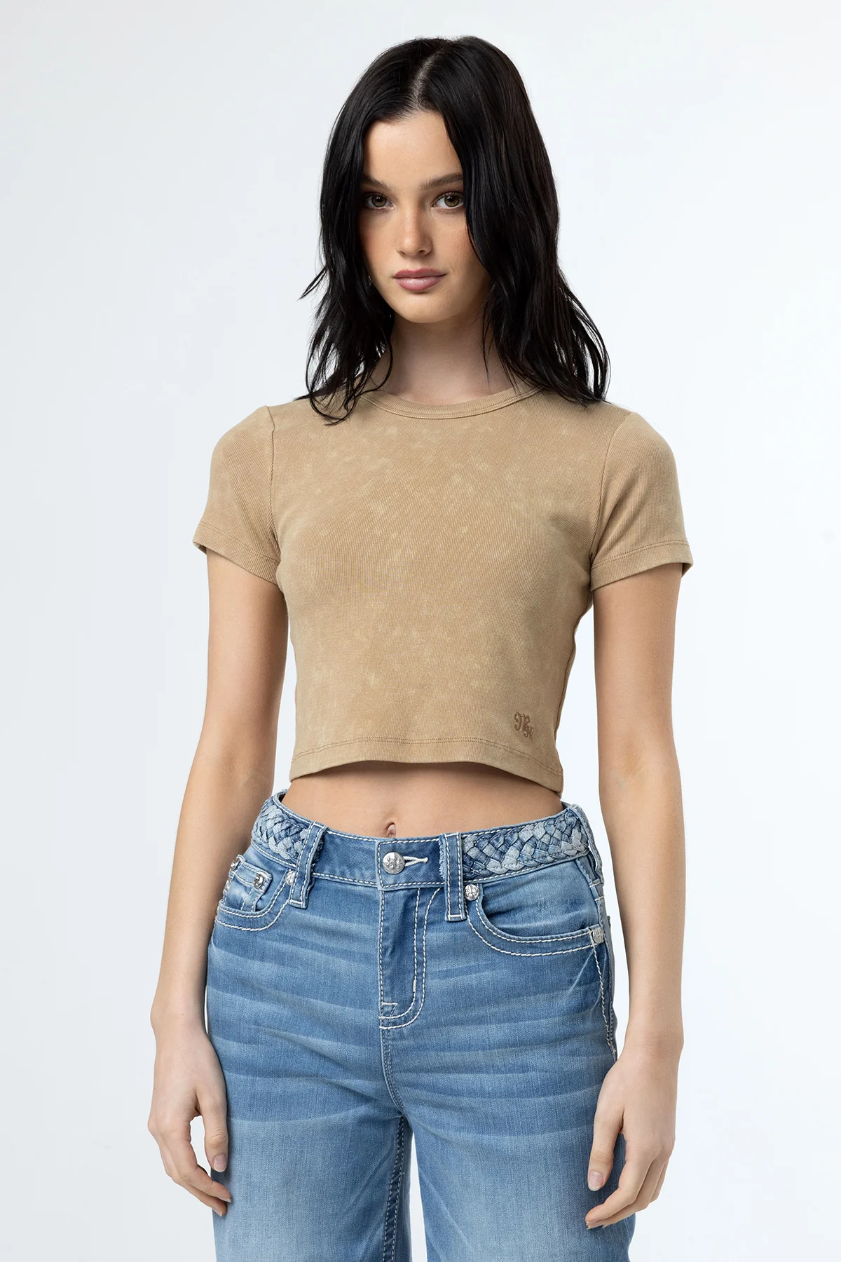 Subtle Wash Crop Tee - Image 7