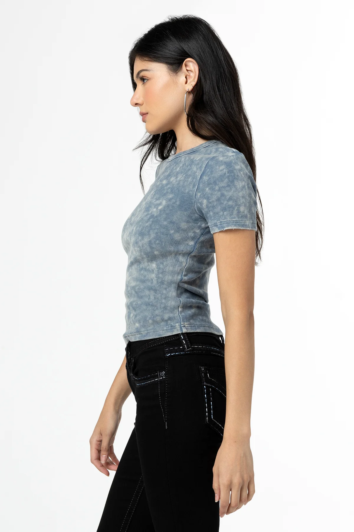 Subtle Wash Longline Tee - Image 4