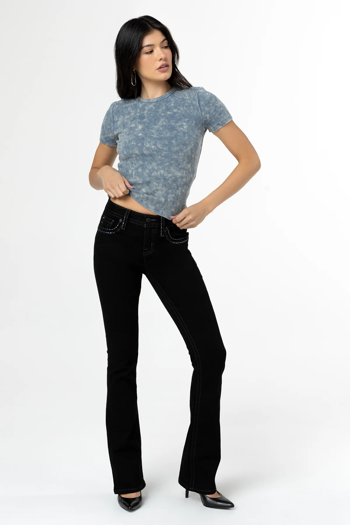 Subtle Wash Longline Tee - Image 5