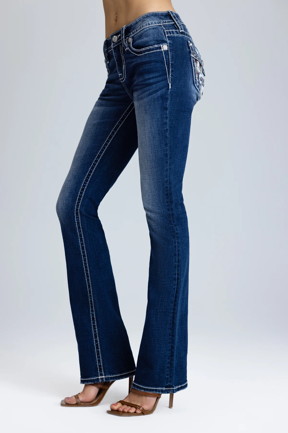 Trinity Wing Bootcut Jeans - Image 6