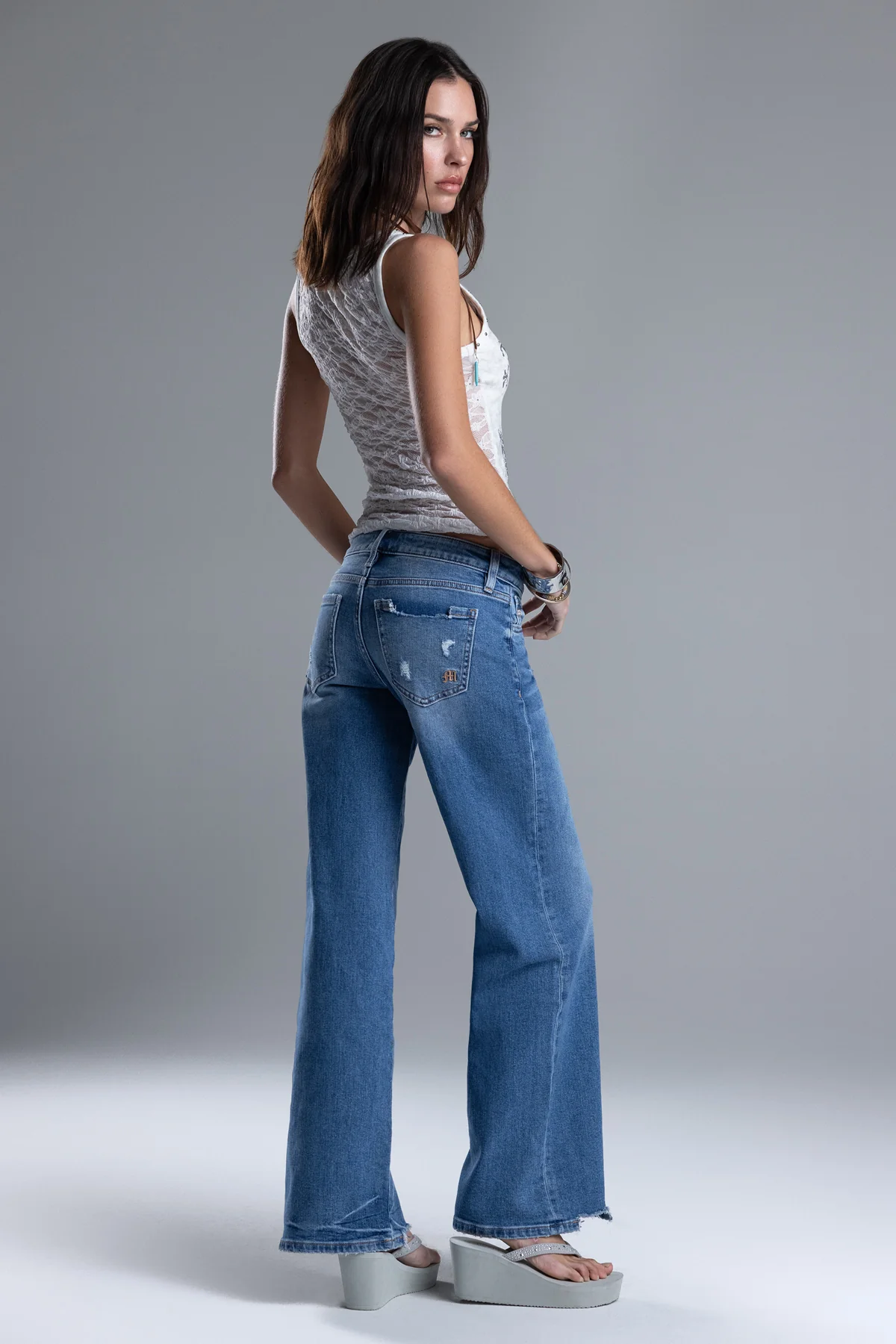 Wiley Wide Leg Jeans - Image 4