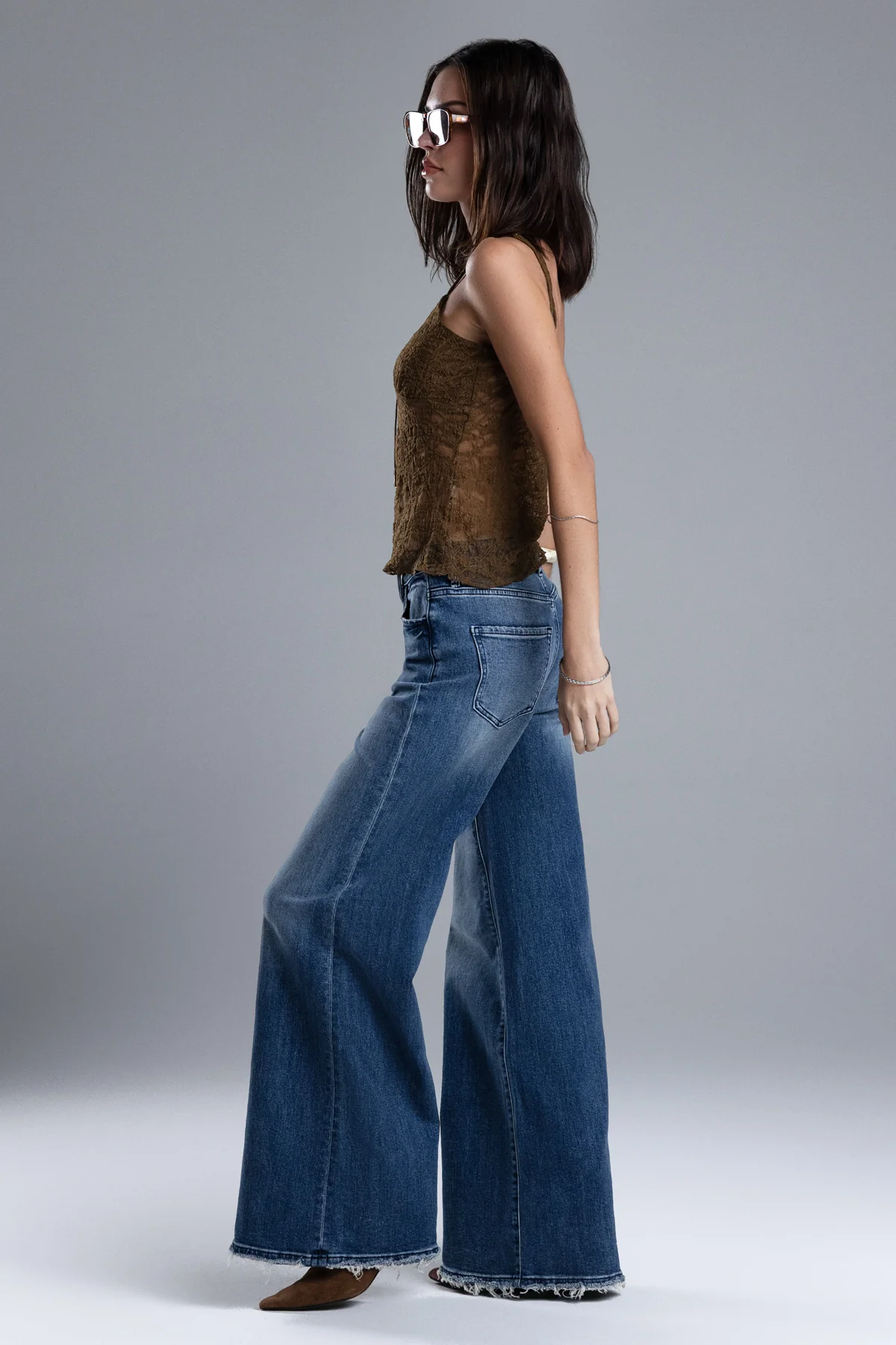 Wren Super Wide Leg Jeans - Image 7